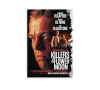 RWEWQRHG Póster de Killers Of The Flower Moon de arte moderno, pintura estética, cubierta de lienzo, póster artístico para pared, 50 x 75 cm, estilo sin marco