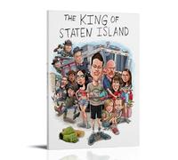 RWEWQRHG Póster de la película The King of Staten Island, arte moderno, pintura estética, cubierta de lienzo, póster artístico para pared, 30 x 45 cm, estilo marco