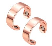 RWGKBDB Dispositivos antironquidos, Anillo magnético antironquidos, Anillo magnético de Acero Inoxidable, Anillo antironquidos para los Dedos, Adecuado para Todos