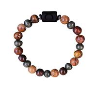 RWGSNB Bracciale Donna con Cristalli, Pulsera Piedras Preciosas la Constelación del Signo Zodíaco Brazaletes Personalizada Piedras Naturales Ojo Tigre Brazaletes Cristal Cuentas Protección Espiri