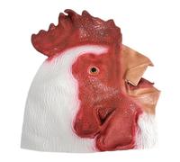 Rwigeboo Chicken Mask Full Head Realistic Latex Chicken Costume Funny Halloween Costumes for Halloween Cosplay Party Carnival