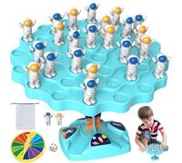 Rwigeboo Juego de Mesa de Equilibrio 68PCS/Set Tetra Tower Juego de Equilibrio Interacción Entre Padres e Hijos Árbol de con 64 Piezas de ajedrez y Bolsa de Almacenamiento para reuniones Familiares