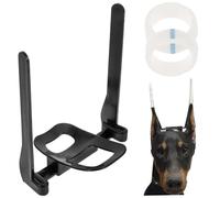 Rwigeboo Kit de publicación de Orejas Doberman, Kit publicación Orejas Perro Ajustable, Soporte pie Resistente a Grietas para Mascotas, hogarKit Doberman