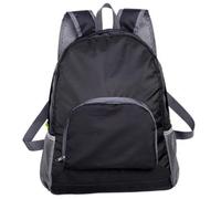 Rwigeboo Mochila Liviana Mochila Plegable 12x16x6 Nylon Impermeable Viaje Empacable Pequeña Plegable para Hombres Mujeres para Deportes al Aire Libre Viajar Caminar, Negro Ligero