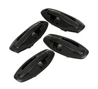 RWLGRSHNQ 4 manijas de puerta negras, compatible con Santa Fe 2001, 2002, 2003, 2004, 2005, 2006, 82256, 8265026000, 82259, 8266026000, 82263, 8365026000