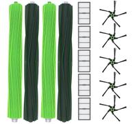 RWLGRSHNQ Kit de Repuesto de Cepillo Lateral y Bolsa for el Polvo, Compatible con Robot Aspirador iRobot Roomba S9 9150 S9+ Plus(Set H)