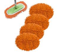 Rwotlls Almohadillas de microfibra reutilizables compatibles con Swiffer Sweeper, paños de barrido en seco y paños húmedos, recambios para limpieza de suelos de superficies de madera dura, paquete de
