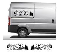 RWRAPS 2 unids/lote de pegatinas gráficas de vinilo para coche, aptas para Peugeot Boxer Citroen Jumper Fiat Ducato Van, accesorios para autocaravanas