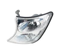 RWRPQEDEXM Bloque Óptico Delantero para Patrol Y61 2001 2002 2003 2004 Lámpara Esquina Parachoques Delantero Indicador Lateral Luz Señal Giro Sin Bombilla Faros Delanteros(White Left)
