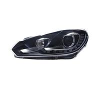 RWRPQEDEXM Bloque Óptico Delantero para VW para Golf 6 para GTI MK6 Golf6 2010-2012 para Hid H7 LED DRL Faro De Alta Definición Lente De Xenón Accesorio Exterior Faros Delanteros(Without Xenon Lamp)