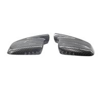 RWRPQEDEXM Carcasas Retrovisor para E65 E66 E67 2002-2008 para E46 Coupe 1999-2006 Tapa de Espejo retrovisor Lateral Reemplazo de Cubierta de Espejo retrovisor Recambio Carcasa(Carbon Look)