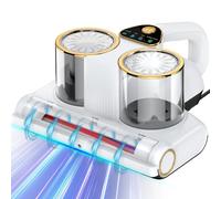 RWSRW Aspiradora Antiácaros,Aspirador de Ácaros con Luz UV y Ultrasonido Calentamiento 16Kpa de Succión 500W Aspiradora de Acáros Elimina 99,9% de BacteriasAlérgenos y Ácaros Polvo Aspirador