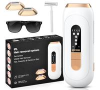 RWSRW Depiladora Laser con 0,2s Flash Rápido, Laser Depilacion 600NM-1200NM, 4 en 1 Depiladora Luz Pulsada, 5 Niveles de Energía Luz Pulsada Depilacion para Mujer/Hombres Cuerpo Entero