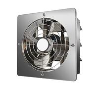 RWSXY Extractor de Aire de Acero Inoxidable con Velocidad Ajustable, Extractor de Aire Cuadrado de 10/12 Pulgadas para Cocina, Potente Extractor de Humos, Ventilador de ventilación de Ventana con