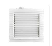 RWSXY Ventilador de ventilación, Extractor de Aire para Pared divisoria de baño, Ventilador de ventilación para habitación Fuerte, Extractor de Aire Cuadrado Blanco de plástico