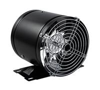 RWSXY Ventilador de ventilación para conducto de Ventana, con Base de Montaje y Malla Protectora, Extractor de Aire de 6/7/8 Pulgadas para Inodoro, Cocina, Ventilador Industrial.