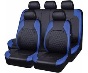 RWTECH Fundas de asiento de coche universales para Honda Civic EJ1 EJ7 Coupe/EM FG Coupe/EG EK FK Hatchback / FK2 Type-R FN2 Type-R Accesorios de coche, color azul