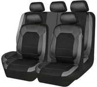 RWTECH Fundas de asientos de coche, juego universal de fundas de asientos de coche para Volkswagen Tiguan Polo Touareg Jetta Bora Variante Amarok, accesorios de coche, gris