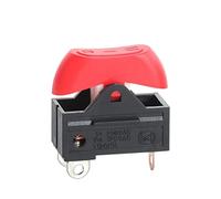 RWTRIIBN Interruptores industriales 1 Uds KCD15-103/T Interruptor de secador de Pelo Interruptor basculante 3 Posiciones ON-Off-ON Interruptor de Barco (Color : Rot)