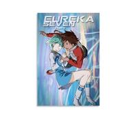 RWTWQGEQWGR Eureka Seven - Póster de anime decorativo para pared, diseño estético, pintura de 50 x 75 cm, estilo sin marco