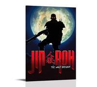 RWTWQGEQWGR Jin-Roh - Póster decorativo de la película para pared, diseño estético, 24 x 36 pulgadas, estilo marco