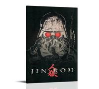 RWTWQGEQWGR Jin-Roh - Póster decorativo de la película para pared, diseño estético, 30 x 45 cm, estilo marco