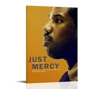RWTWQGEQWGR Just Mercy - Póster decorativo para pared, diseño estético, pintura de 50 x 75 cm, estilo marco