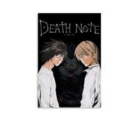 RWTWQGEQWGR Póster de anime de Death Note para pared, diseño de portada estética, 30 x 45 cm, estilo sin marco