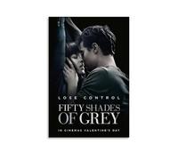 RWTWQGEQWGR Póster decorativo de cincuenta sombras de Grey para pared, diseño estético, 20 x 30 cm, estilo sin marco