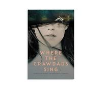 RWTWQGEQWGR Póster decorativo de la película Where The Crawdads Sing para pared, diseño estético, 40 x 60 cm, estilo sin marco