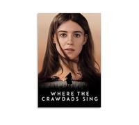 RWTWQGEQWGR Póster decorativo de la película Where The Crawdads Sing para pared, diseño estético, 50 x 75 cm, estilo sin marco