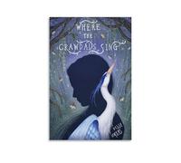 RWTWQGEQWGR Póster decorativo de pared con texto en inglés "Where The Crawdads Sing" (50 x 75 cm), estilo sin marco