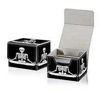 RWUTYTIUL Caja de cartas para tarjetas MTG, caja de almacenamiento de tarjetas para más de 100 tarjetas con funda, piel sintética, gran tamaño, fuerte imán para juegos de mesa, Magic MTG TCG CCG