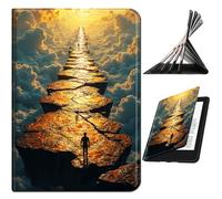 RWUTYTIUL Funda para Kindle Paperwhite de 17.3 cm de 11ª generación 2021 y edición Signature, funda inteligente delgada de piel sintética con soporte antideslizante multiángulo [encendido y apagado