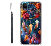 RWUTYTIUL Funda transparente para TCL Ion Z T501L T501C TCL A3/A30 de 5.5 pulgadas con cordón, TPU suave, flexible, a prueba de golpes, funda protectora para mujeres y hombres, red de ensueño