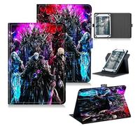 RWUTYTIUL Funda universal para tablet Callsky-Tab Cpad 10 de 10.1 pulgadas 2025, soporte protector giratorio de 360 grados con múltiples visualizaciones, funda de piel sintética para 9 a 10.5 pulgadas