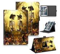 RWUTYTIUL Funda universal para tablet Callsky-Tab Cpad 10 de 10.1 pulgadas 2025, soporte protector giratorio de 360 grados con múltiples visualizaciones, funda de piel sintética para 9 a 10.5 pulgadas