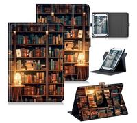 RWUTYTIUL Funda universal para tablet Callsky-Tab Cpad 10 de 10.1 pulgadas 2025, soporte protector giratorio de 360 grados con múltiples visualizaciones, funda de piel sintética para biblioteca de