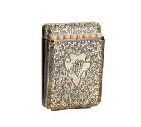 RWXCOW Pitillera de metal, para hombre y mujer, para 14 cigarrillos, producto de merchandising de Peaky Blinders, aspecto elegante y cualidades especiales, bronce