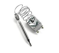 RX-1-36,1175 - Termostato macho de 1/4 pulgadas, caja de accesorios para Pitco 60125401, Royal Range 3113, termostato de freidora de 200-400F (con perilla)