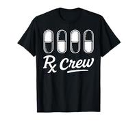 Rx Crew Farmacéutico Medicina Farmacia Squad Camiseta