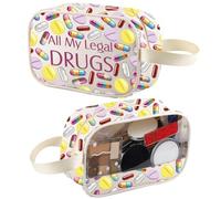 RX Lainey Wilson merchandiseper Pouch All My Legal Drug Medicine Case Medication Organization Pill Prescription Bag Farmacy (Drugs tm2)