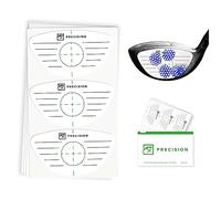 RX PRECISION - Cinta de impacto de golf - 300 etiquetas - Driver/HÖLZER - Para diestros y zurdos - FACETAPE - Análisis de puntos dulces - Entrenador de balanceo