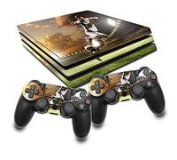 RX022 PS4 Pro #19 Football - Película Protectora autoadhesiva para Juegos de Consola y mandos - Vinilo - Protección contra arañazos - Ajuste RX022