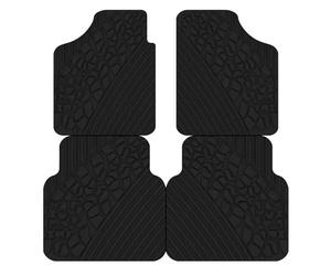 RXATTWVLY para Ford Transit Van MK8 2014-2024 4 Piezas Alfombrillas Coche,Secado Rápido y Antideslizante, Protector Suelo Todo Clima Resistente al Desgaste,A