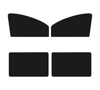 RXATTWVLY para Volkswagen T-Cross(2019-2023) Parasol Coche Ventana Lateral, Protección UV Cortinillas Solares, Malla Transpirable Negra, Privacidad Interior