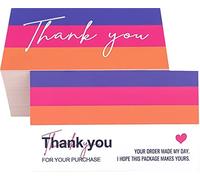 RXBC2011 Thank You for Your Order Cards Your Order Made My Day, I hope this package makes yourcard Pack de 100 unidades, multicolor