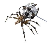 Rxbycxshi 3D Metal Puzzle Araña Maqueta Maqueta para Adultos, Insecto Steampunk Metal Araña Rompecabezas 2024 Calendario de Adviento Decoración Creativa Adornos de Regalo - 512 Piezas