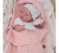 RXDOLL 20 Pulgadas 50 cm anatomía Correcta bebé renacido Realista Hecho a Mano Silicona Suave Cuerpo de Vinilo para Dormir niña Realista Regalo de Juguete Impermeable Beibei recién Nacido
