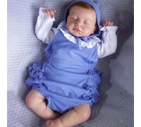 RXDOLL 20 Pulgadas 50 cm anatomía Correcta bebé renacido Realista muñeca Suave Silicona Vinilo Cuerpo niña Regalo de Juguete Impermeable Beibei recién Nacido para Dormir ponderado Hecho a Mano
